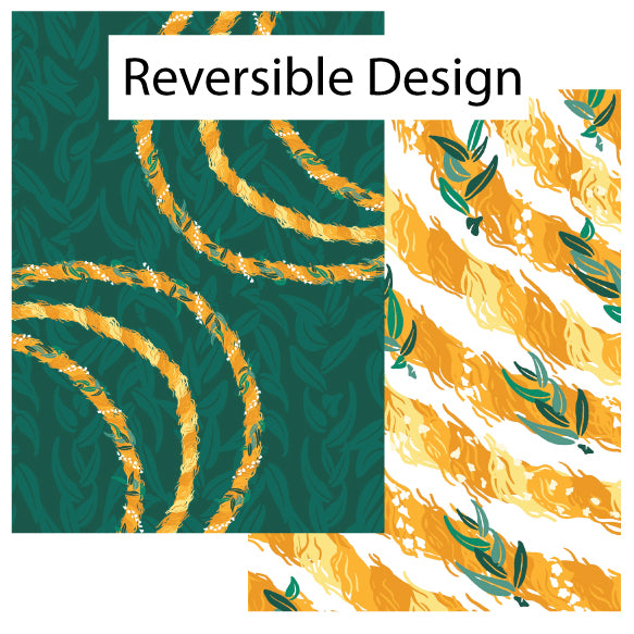 Hinu Rise: Reversible Hand Towel, Lei Kaunaoa
