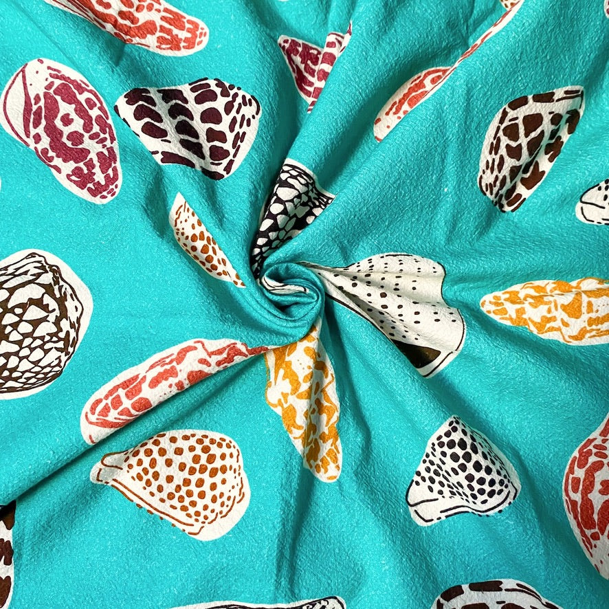 Hinu Rise: Tossed Shells Tea Towel