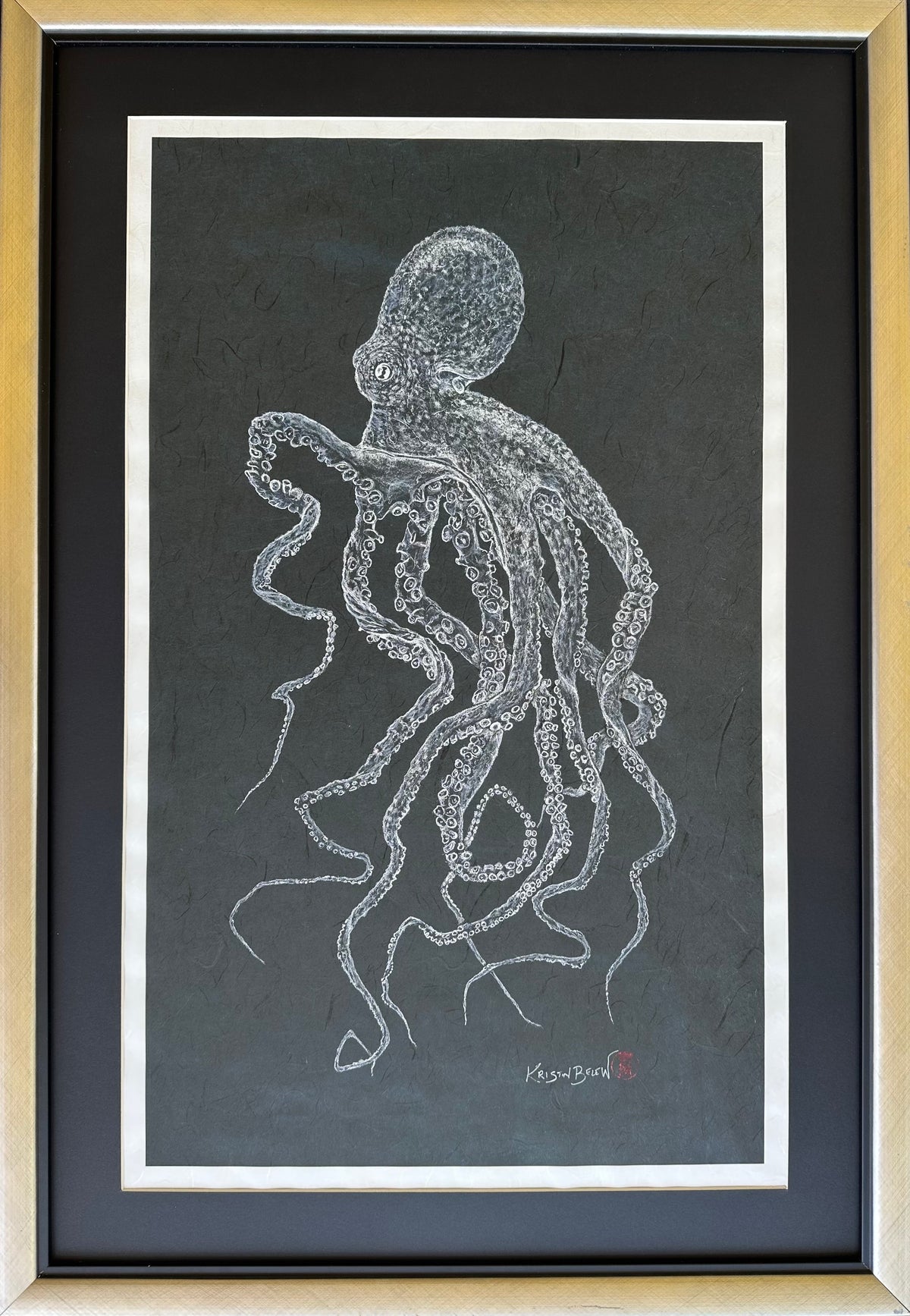 Kristin Belew: Tina the Tako Octopus Gyotaku