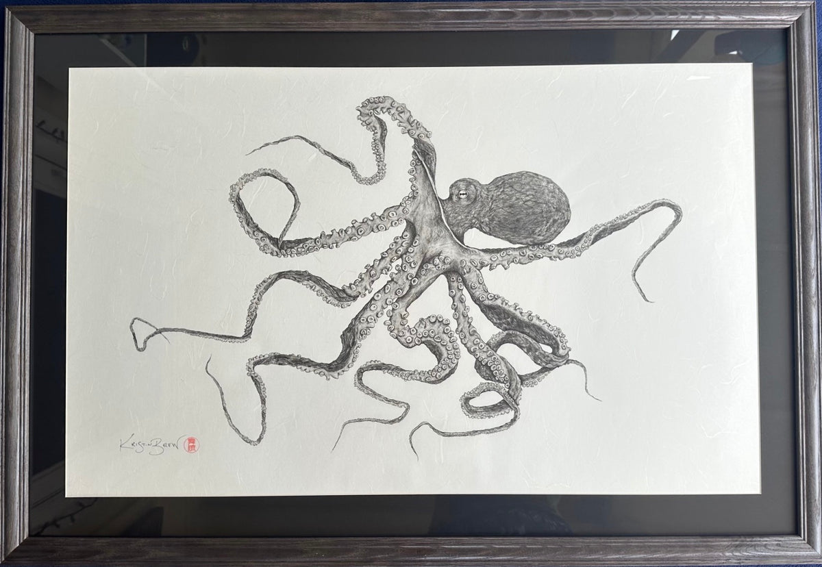 Kristin Belew: "Tako Bob" The Octopus Gyotaku