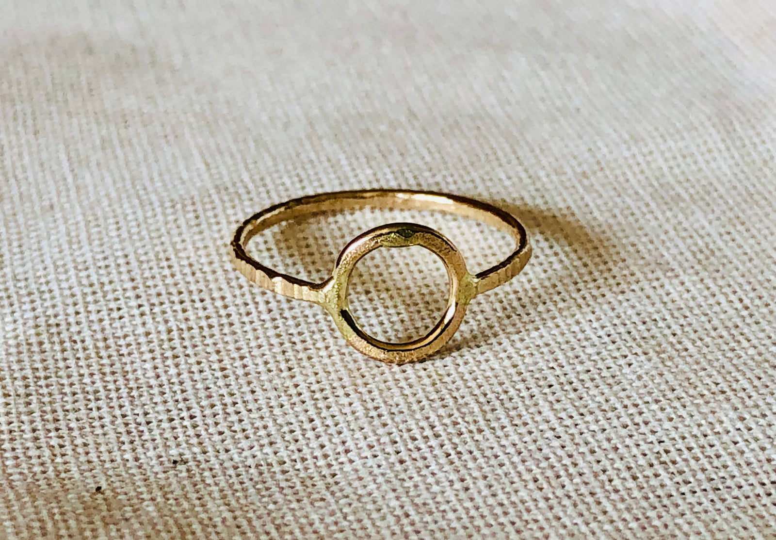 SOHOM Jewelry:  14K Gold-fill Po'ai Ring
