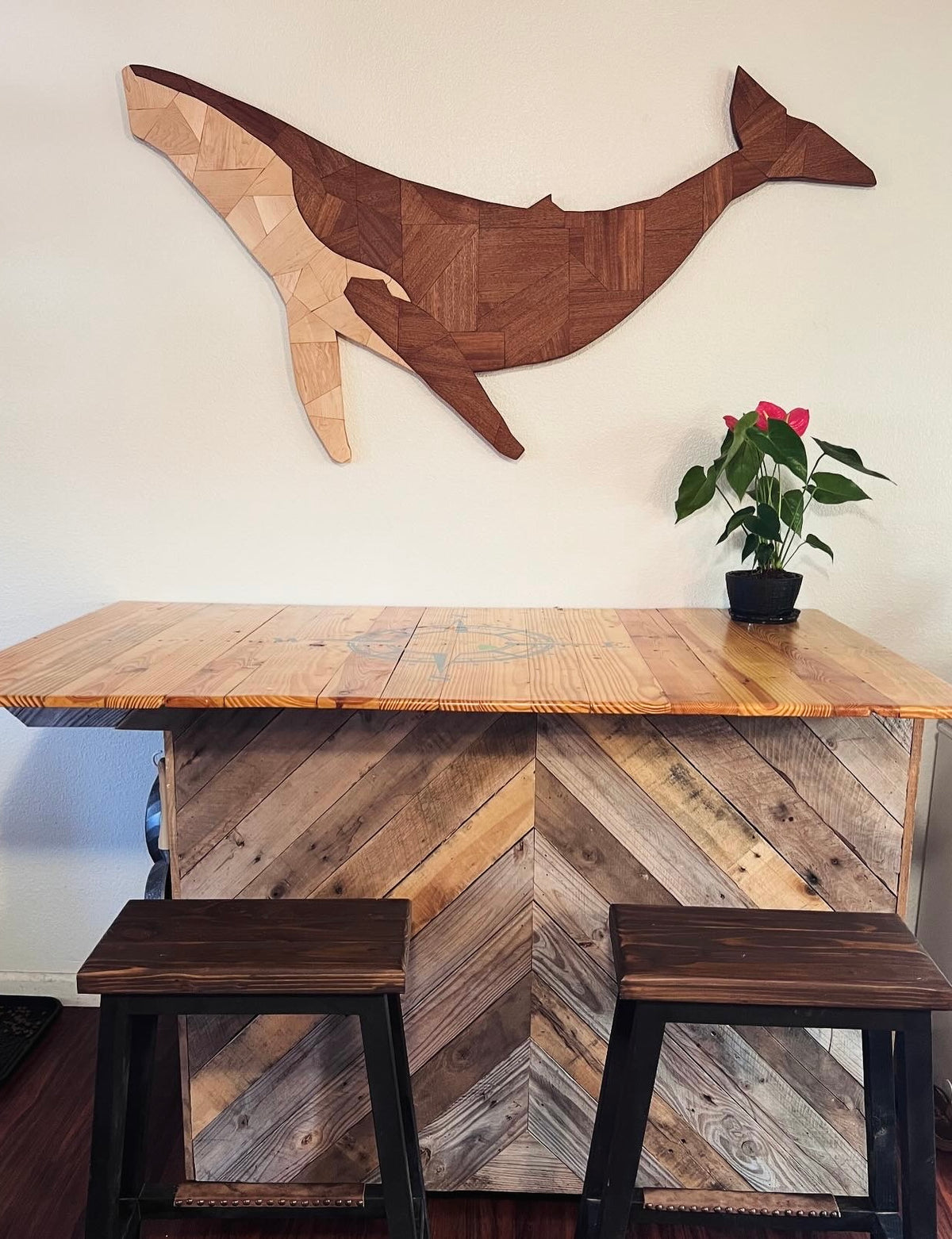 Peter Moran: Mahogany and Maple Humpback Whale