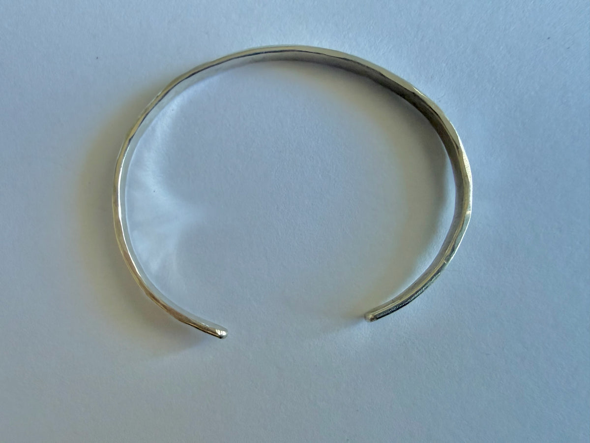 SOHOM Jewelry:  Sterling Silver "Aloha" Bangle