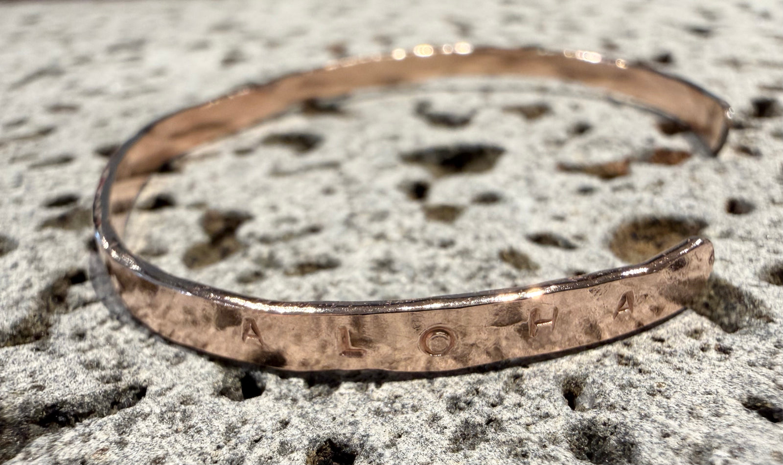 SOHOM Jewelry:  Rose Gold "Aloha" Cuff