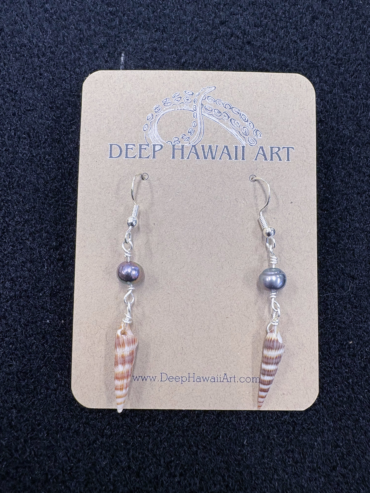 Kristin Belew: Auger and Pearl Earrings