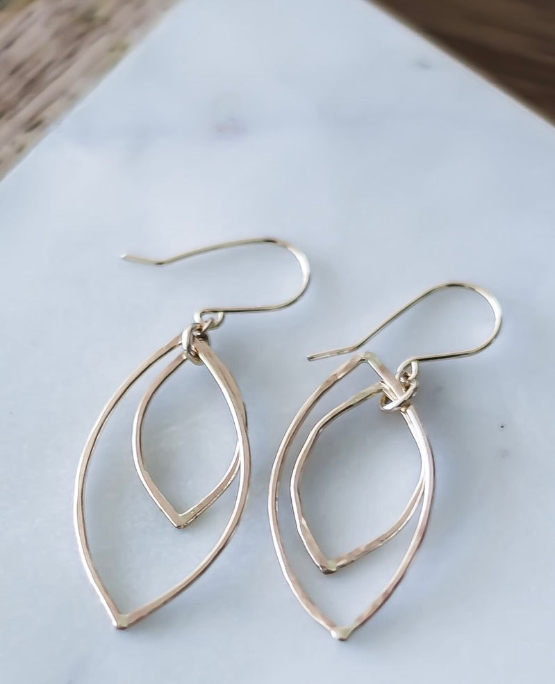 SOHOM Jewelry: 14K Gold-filled Maile Earrings
