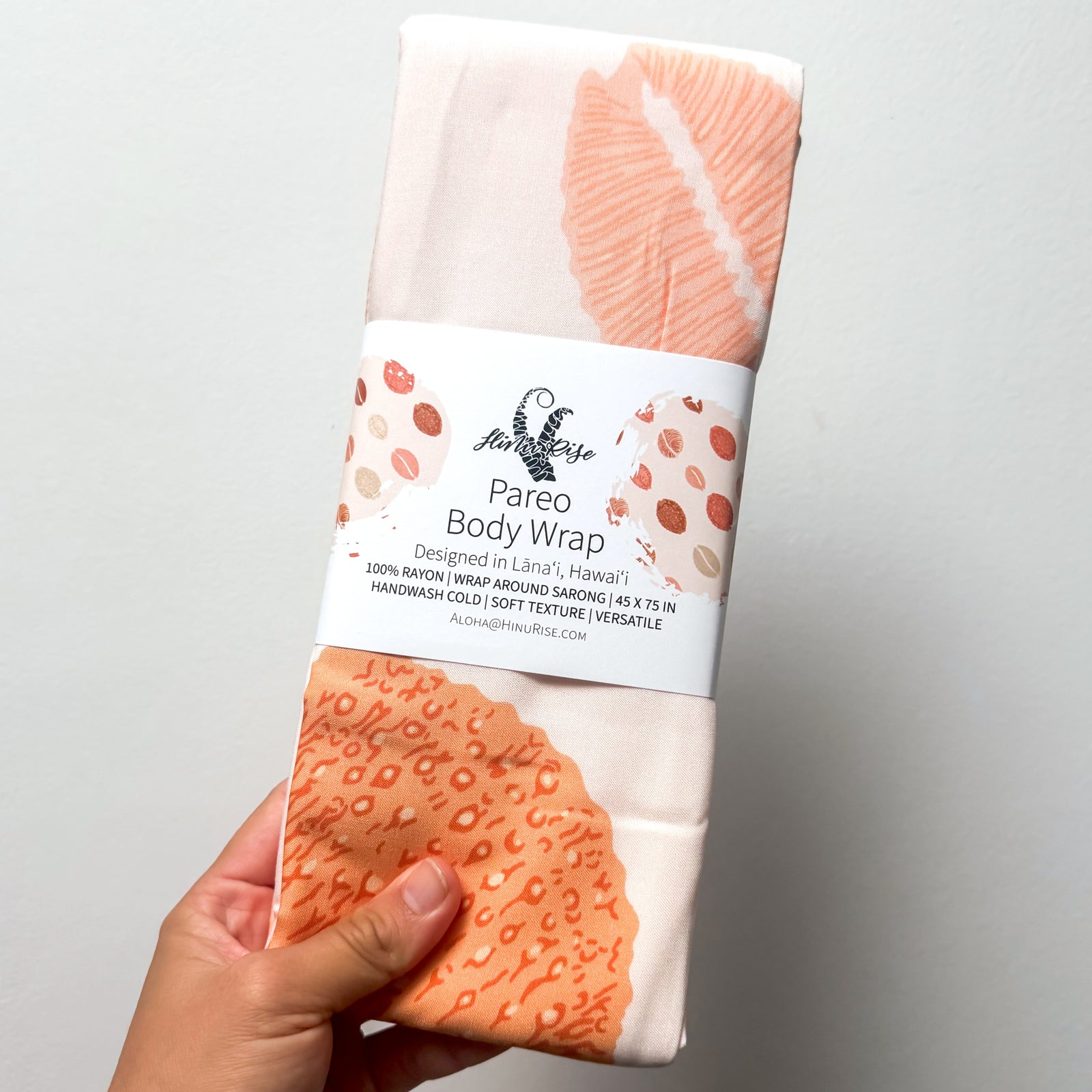 Hinu Rise: Granulated Cowrie Diagonal Pareo (Body Wrap)