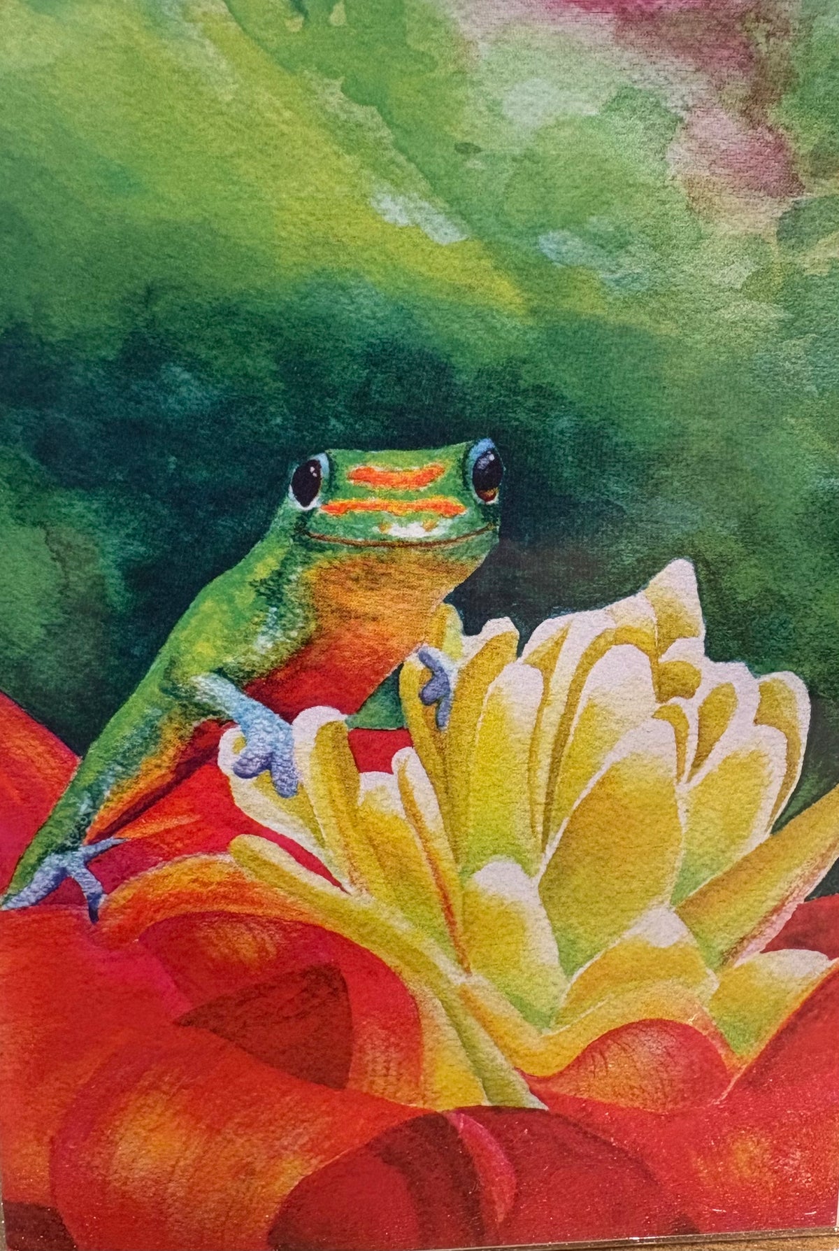 Poshiki: Happy Day Gecko Greeting Card