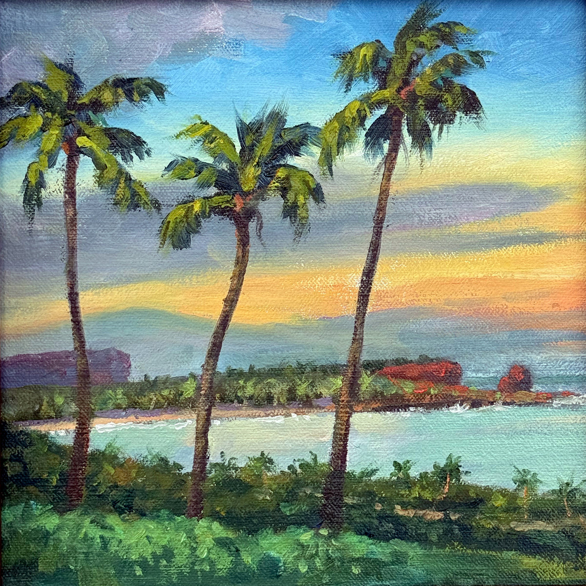 Mike Carroll "Dusk Over Hulopoʻe, Lanaʻi"