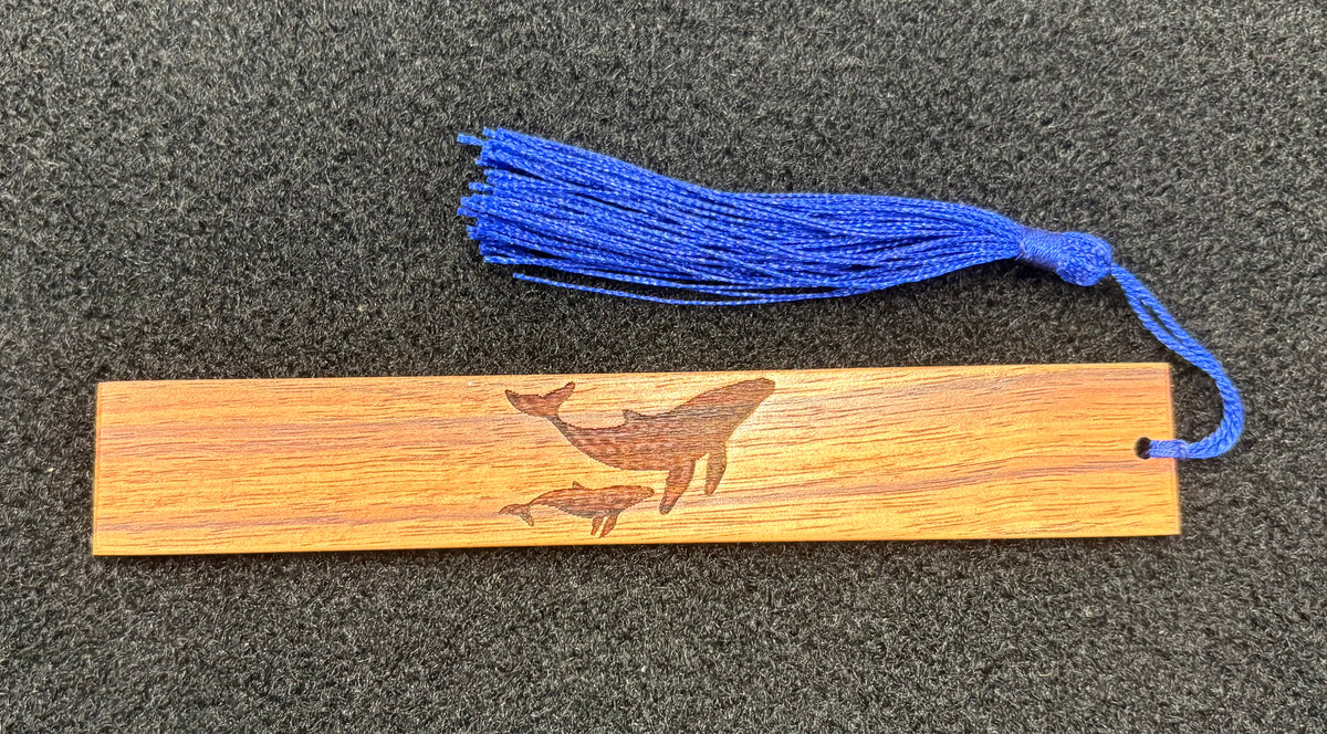 Peter Moran: Handmade Bookmark - Humpback Mother and Calf