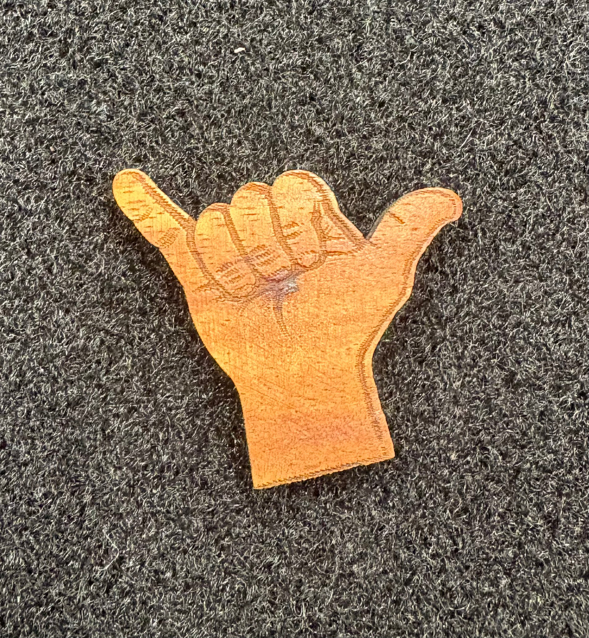 Peter Moran: Handmade Magnets - Shaka - Koa