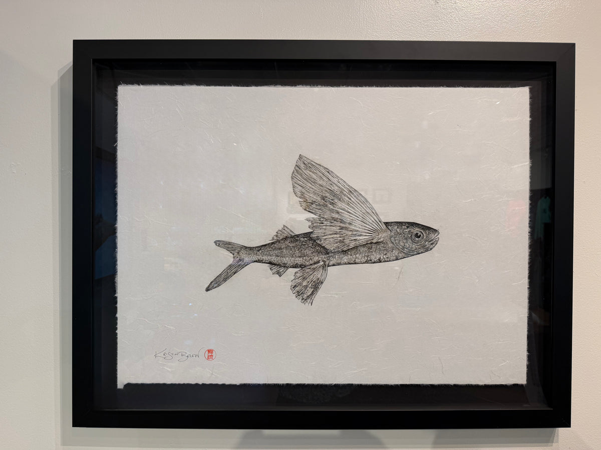 Kristin Belew: "Young Bro" The Malolo Original Gyotaku