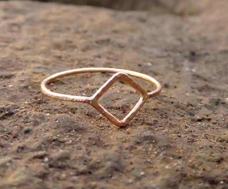 SOHOM Jewelry: 14K Gold Filled Kaimana Ring (diamond shape)