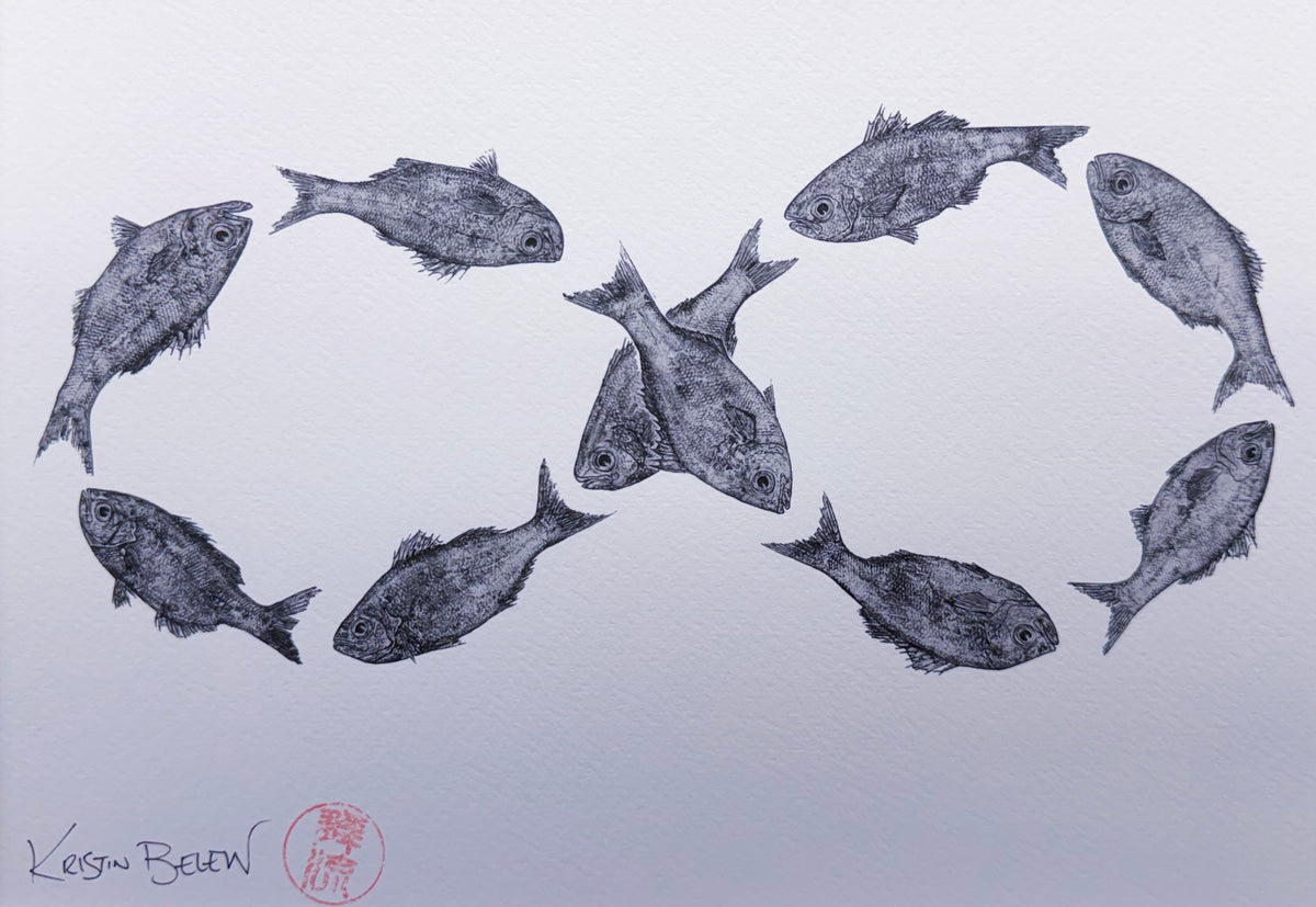 Ready-to-Frame Prints: Kristin Belew "Benʻs Infinity" Āholehole school