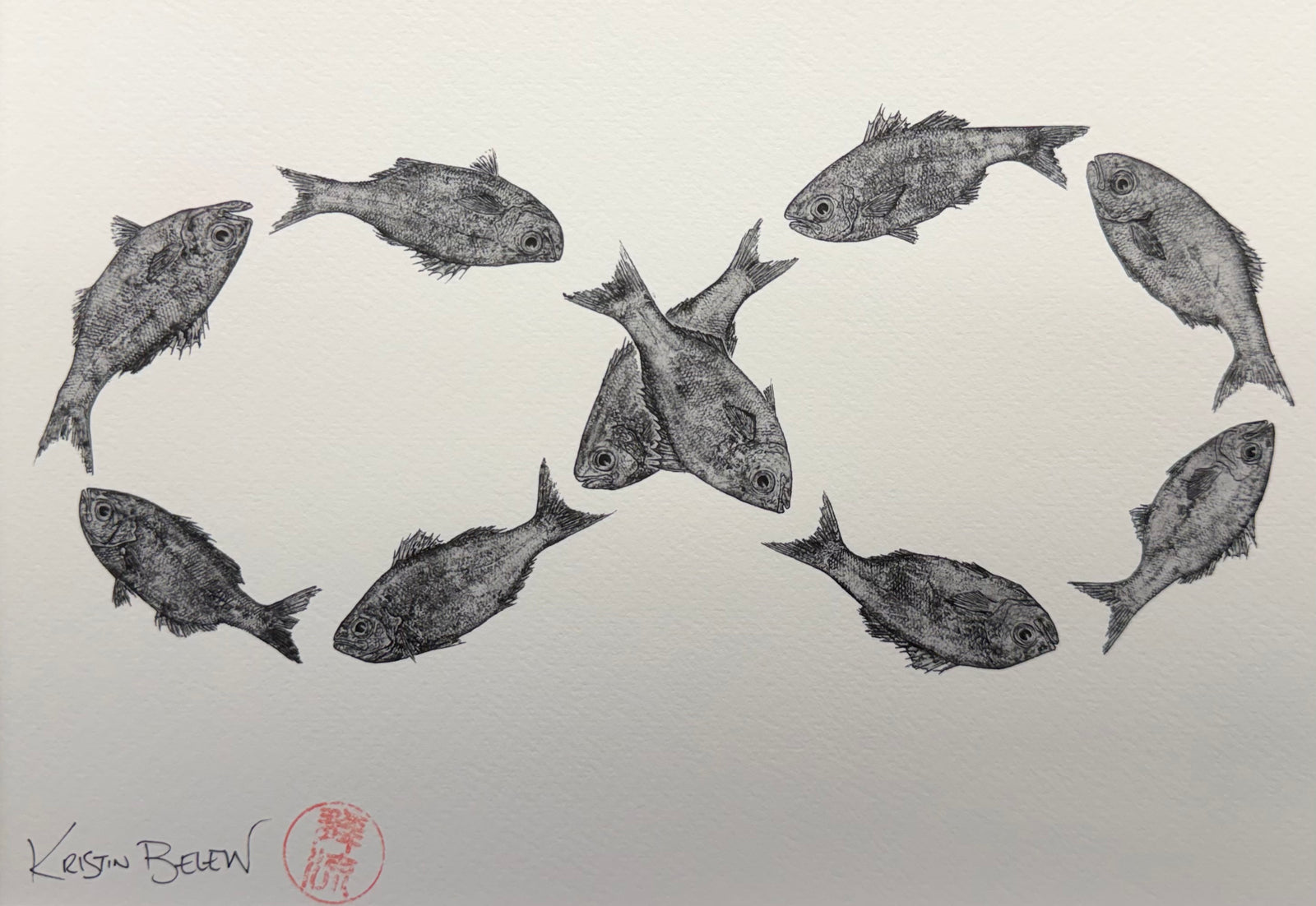 Ready-to-Frame Prints: Kristin Belew "Benʻs Infinity" Āholehole school