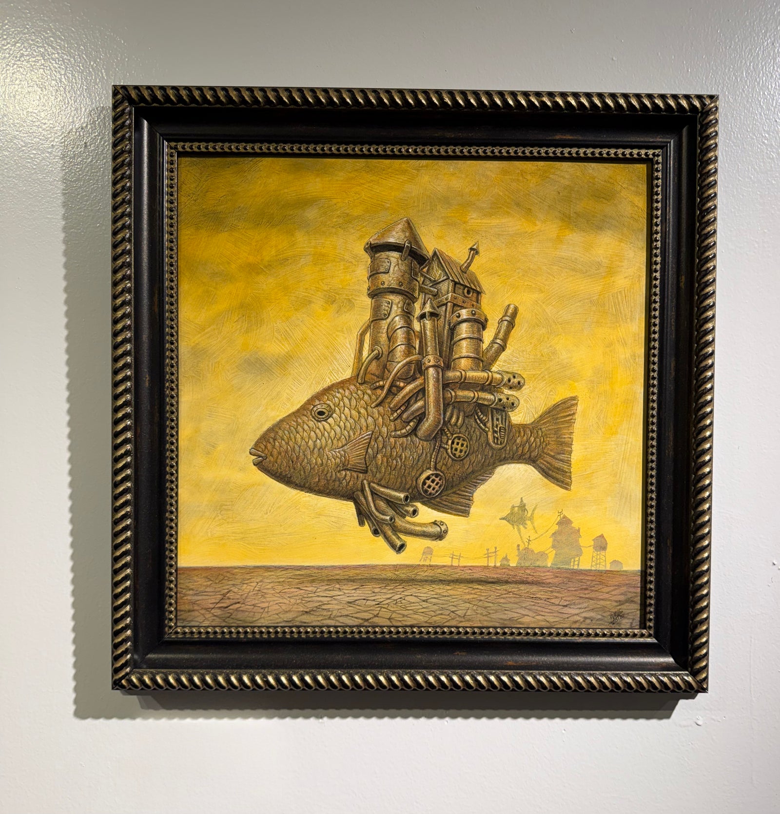 Frank Walls: "Steam Fish" Framed