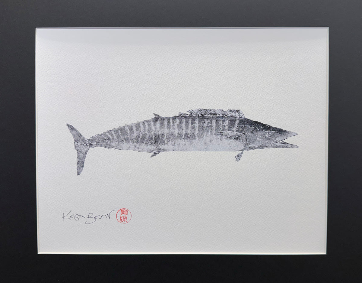 Ready-to-Frame Prints: Kristin Belew "Toms Ono- Raw" Wahoo
