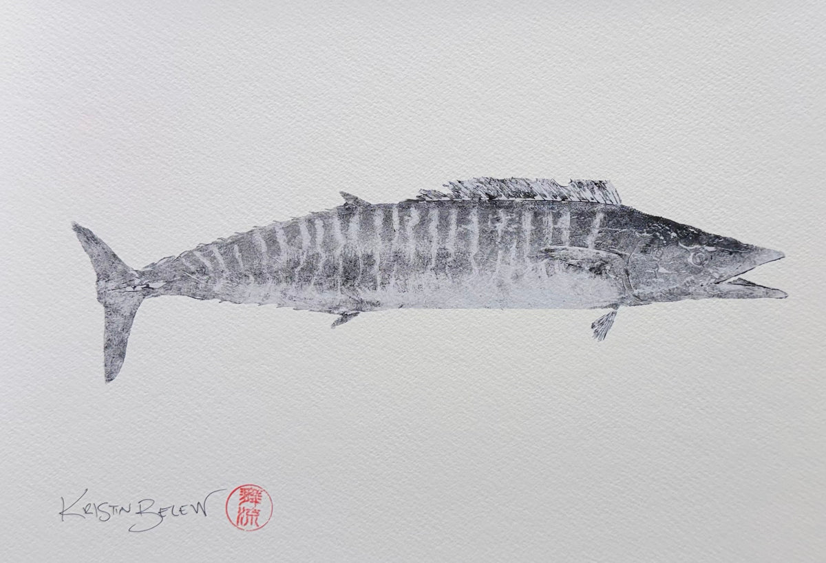Ready-to-Frame Prints: Kristin Belew "Toms Ono- Raw" Wahoo
