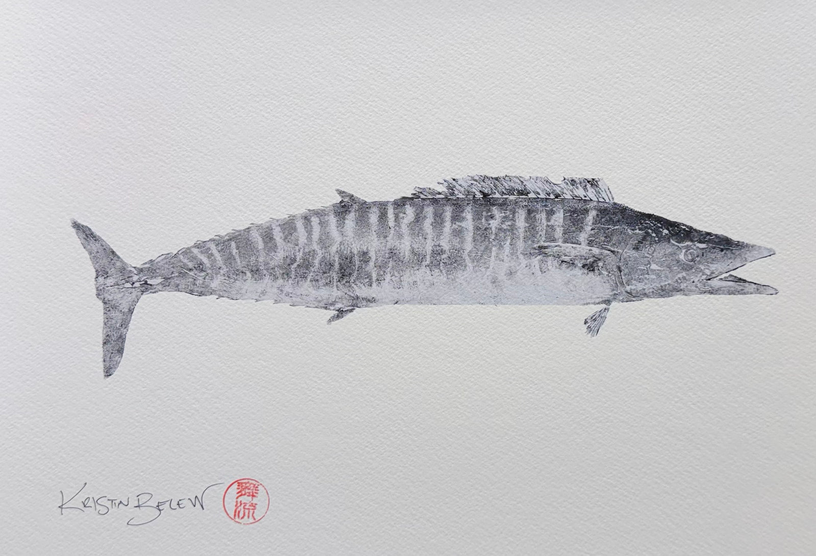 Ready-to-Frame Prints: Kristin Belew "Toms Ono- Raw" Wahoo