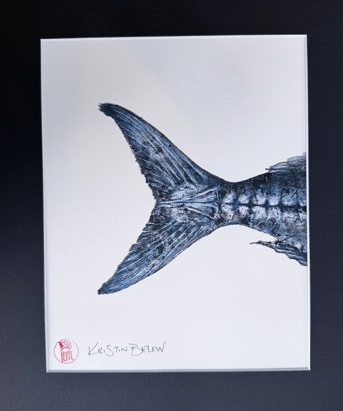 Ready-to-Frame Prints: Kristin Belew "Just the Tail" Ulua- Terrence