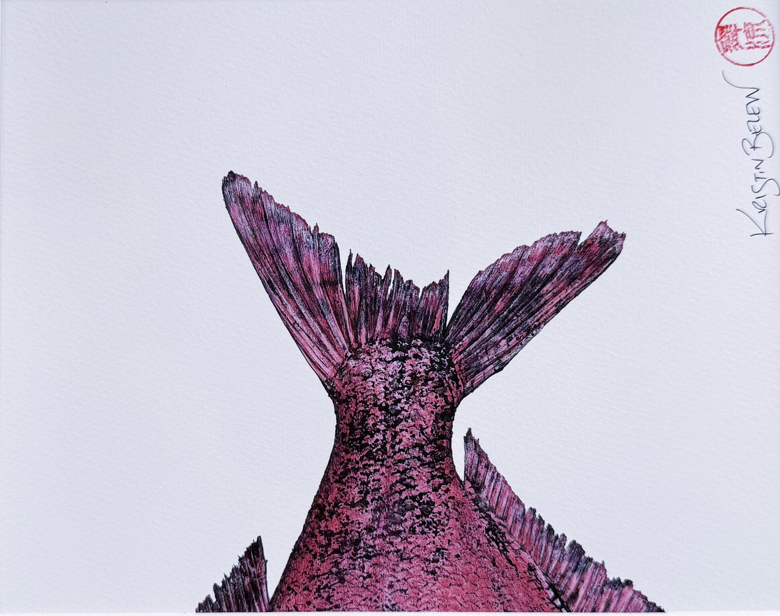 Ready-to-Frame Prints: Kristin Belew "Just the Tail" Alf