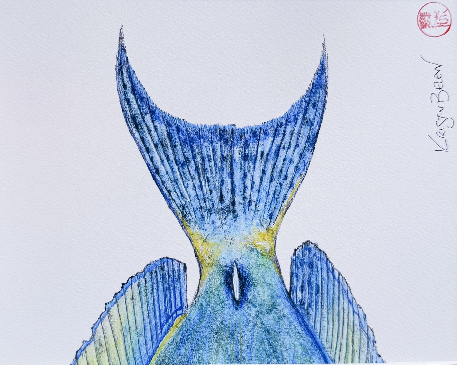 Ready-to-Frame Prints: Kristin Belew "Just the Tail" Palani- Paula
