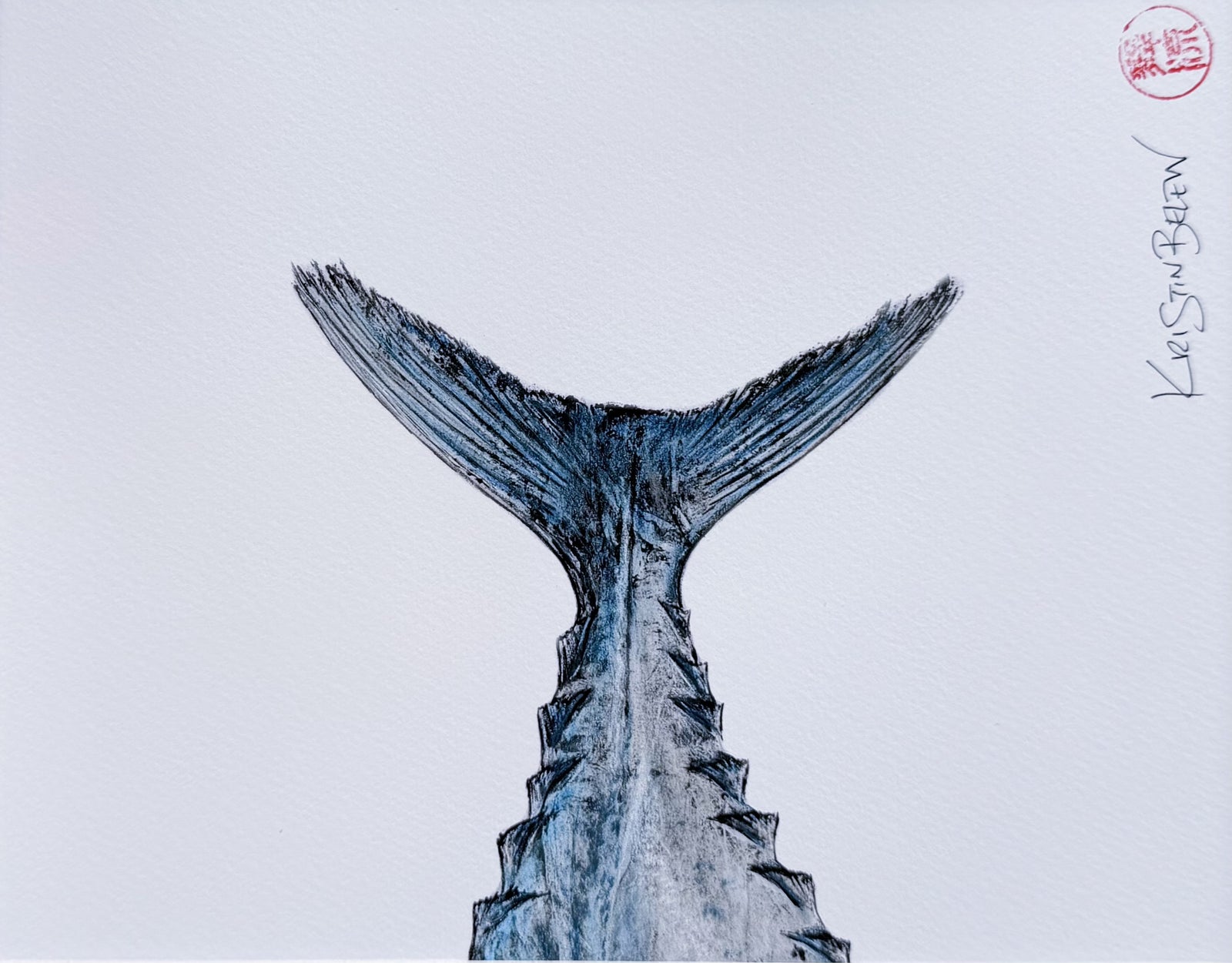 Ready-to-Frame Prints: Kristin Belew "Just the Tail" Tuna- Victoria