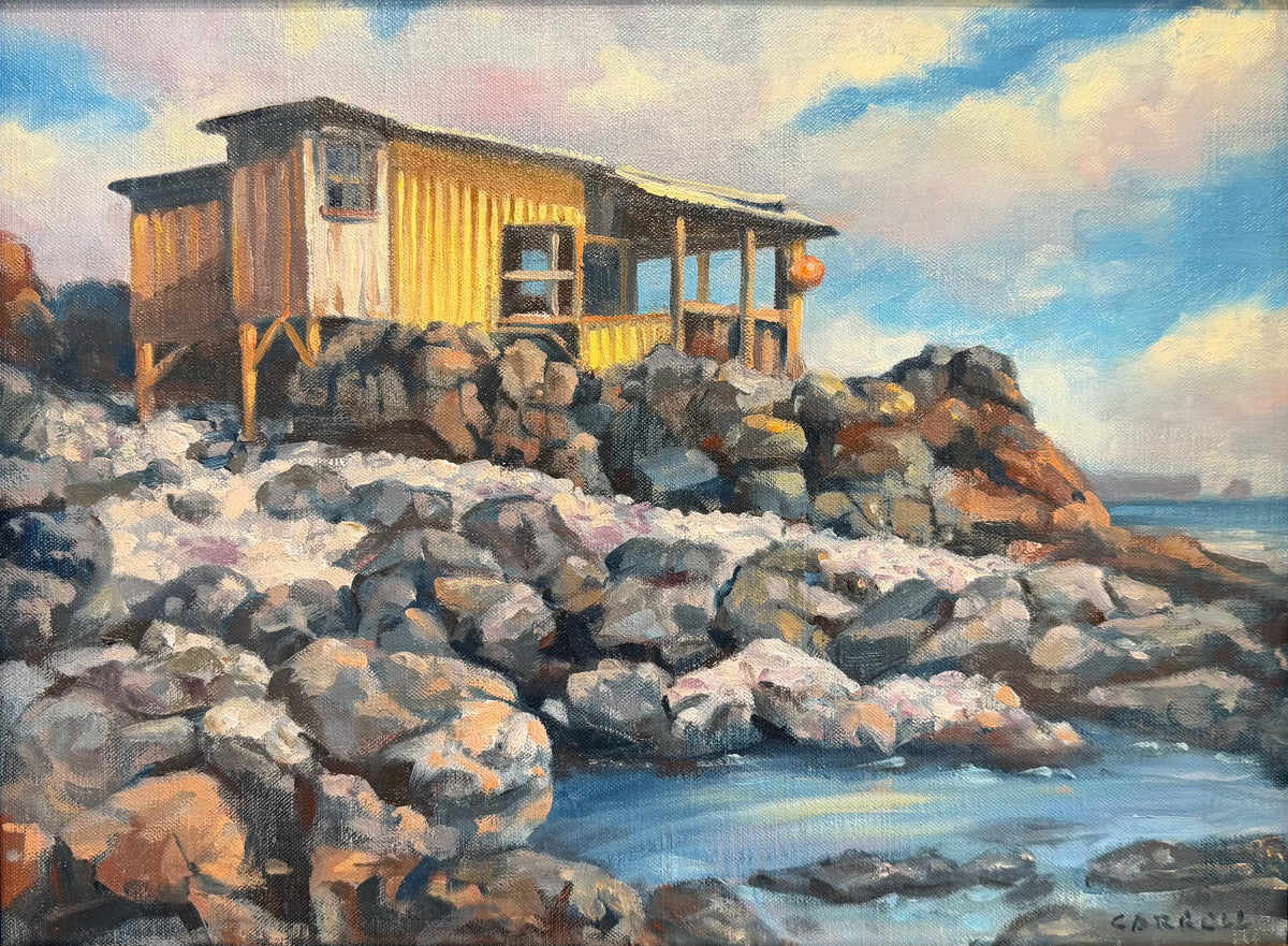 Ready-to-Frame Prints: Mike Carroll "First Shack, Kaunolu"