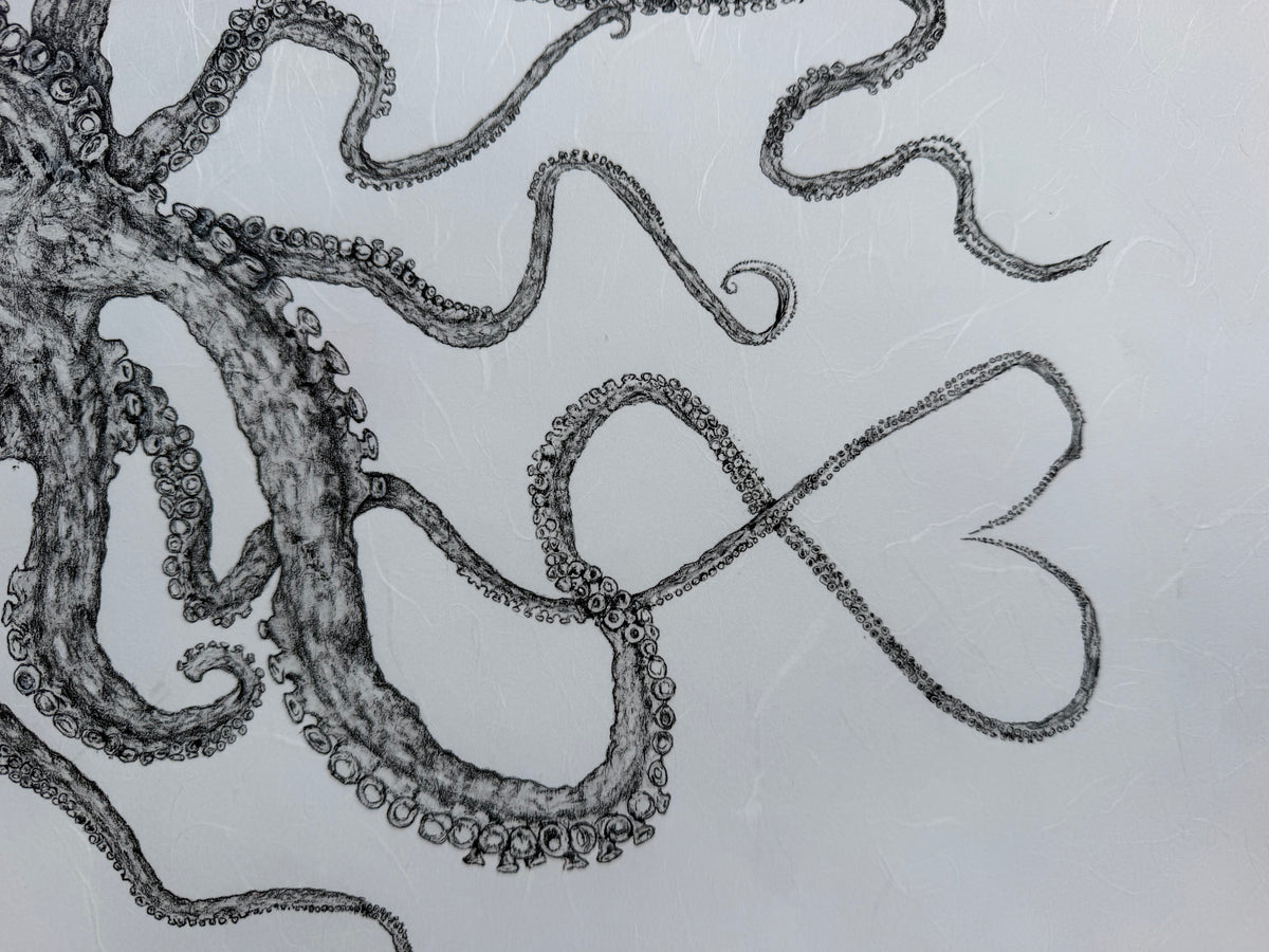 Kristin Belew: "Florence" The Octopus Gyotaku