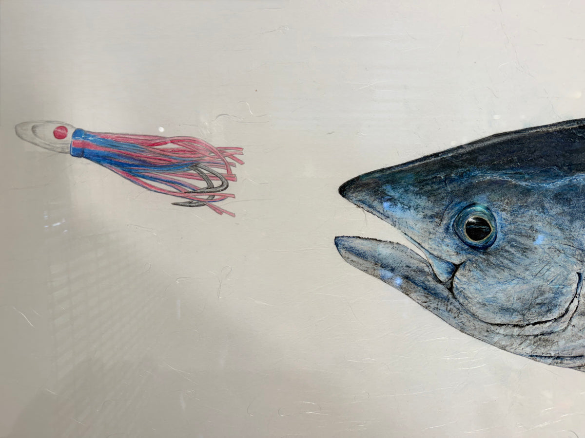 Kristin Belew: "Alexʻs Aku" Framed Original