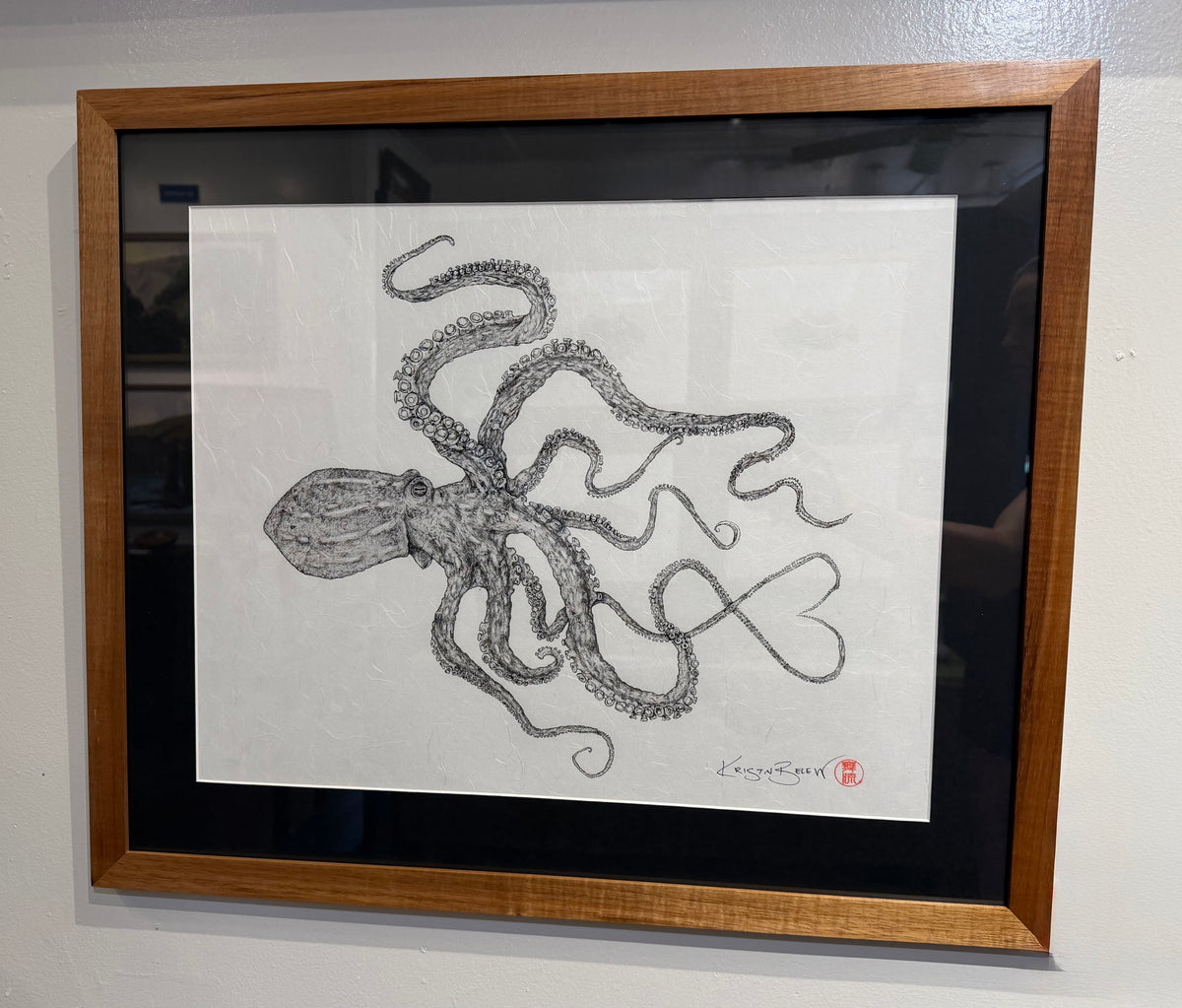 Kristin Belew: "Florence" The Octopus Gyotaku