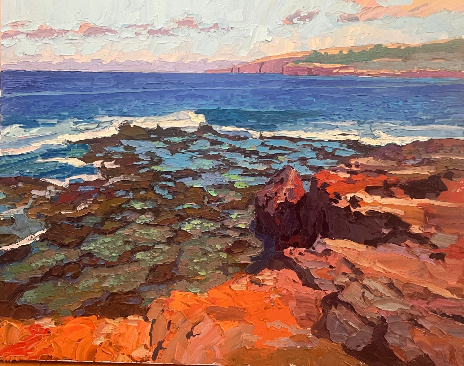 Billyo O'Donnell:  "Pools Manele Bay"  24" x 30"