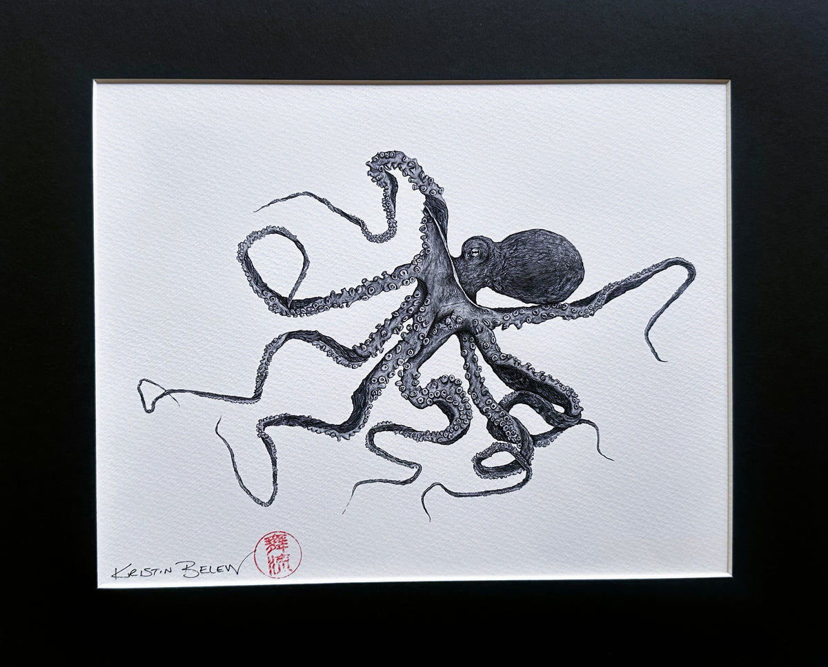 Ready-to-Frame Prints: Kristin Belew "Tako Bob" the Octopus
