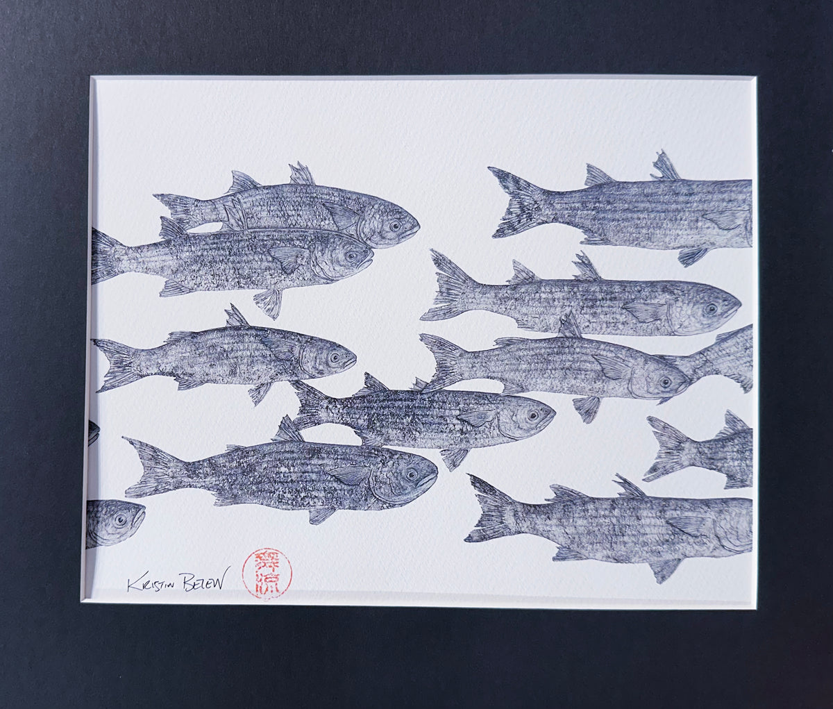 Ready-to-Frame Prints: Kristin Belew "Mighty Mullets"