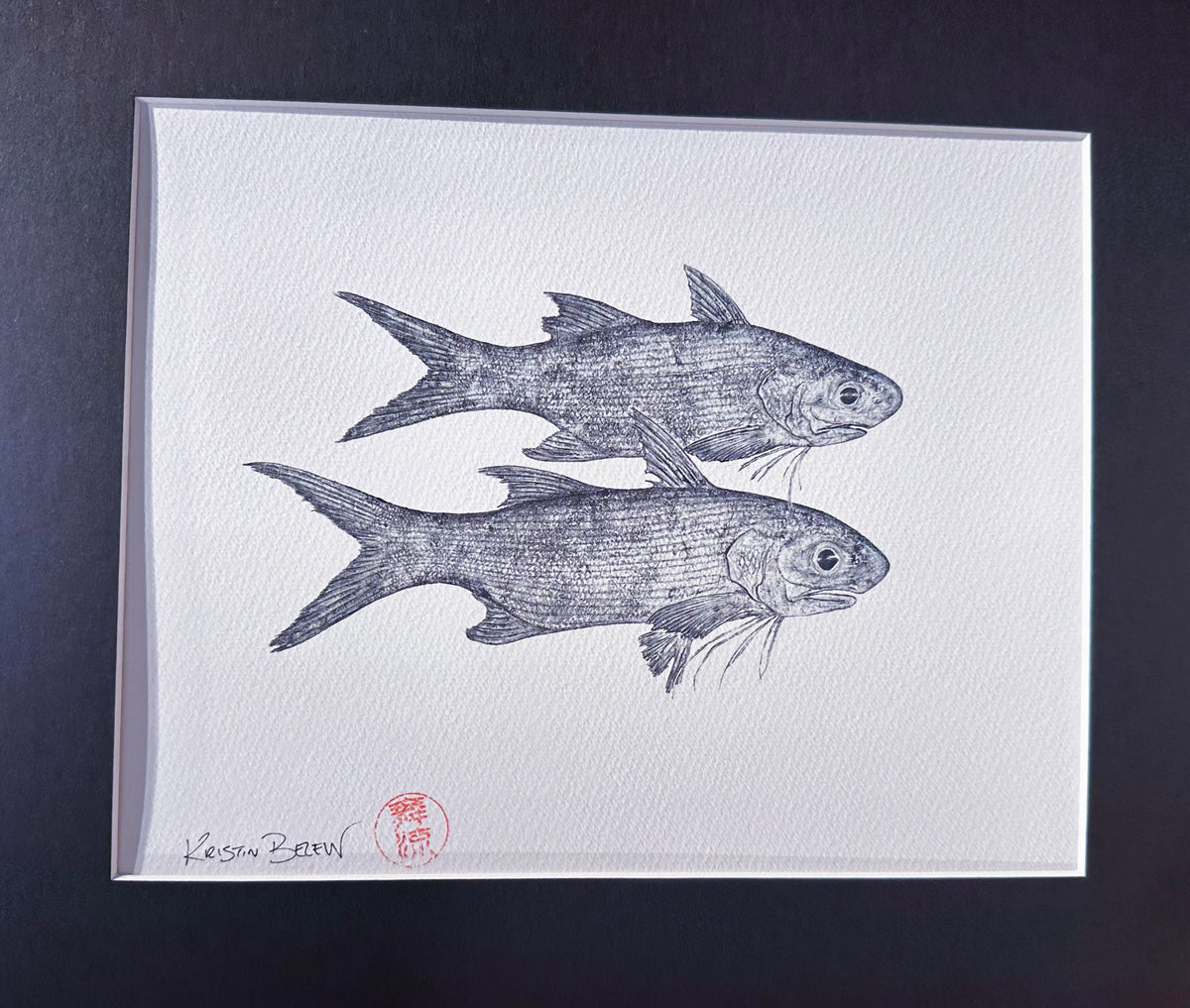 Ready-to-Frame Prints: Kristin Belew "Boweʻs Moi"  11x14