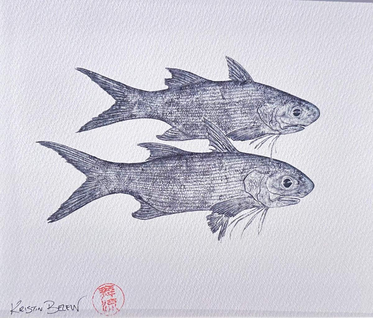 Ready-to-Frame Prints: Kristin Belew "Boweʻs Moi"  11x14