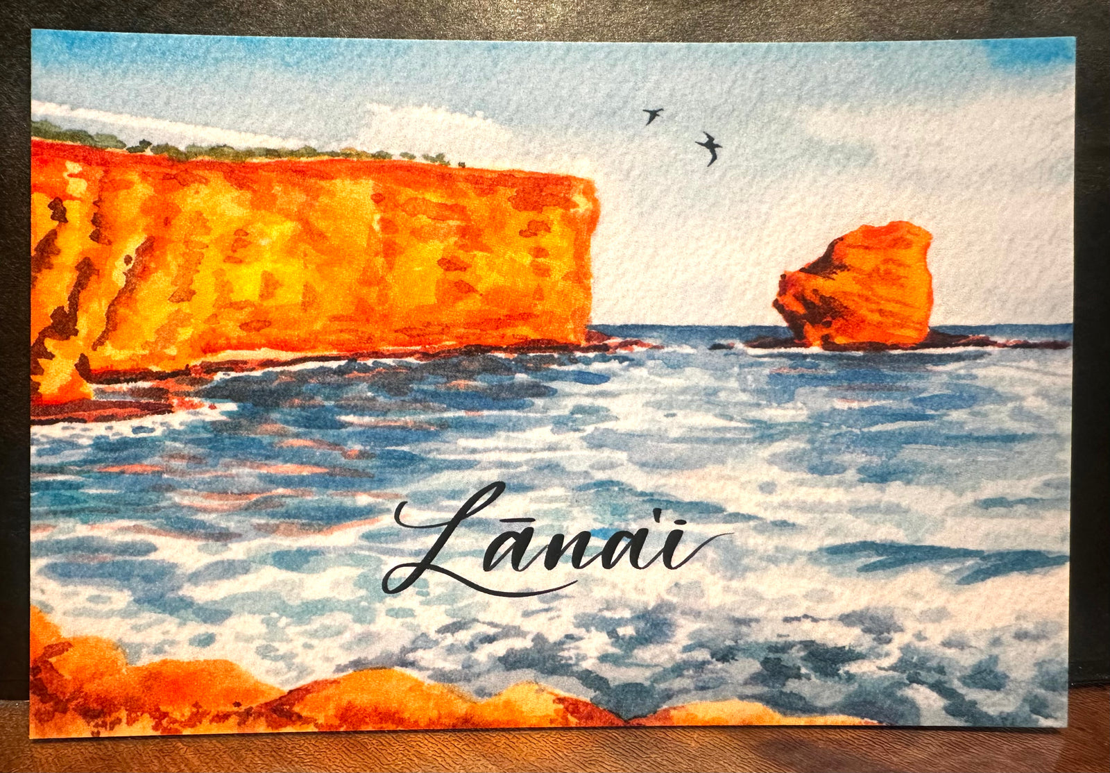 Poshiki: Lana'i Pu'u Pehe Postcard