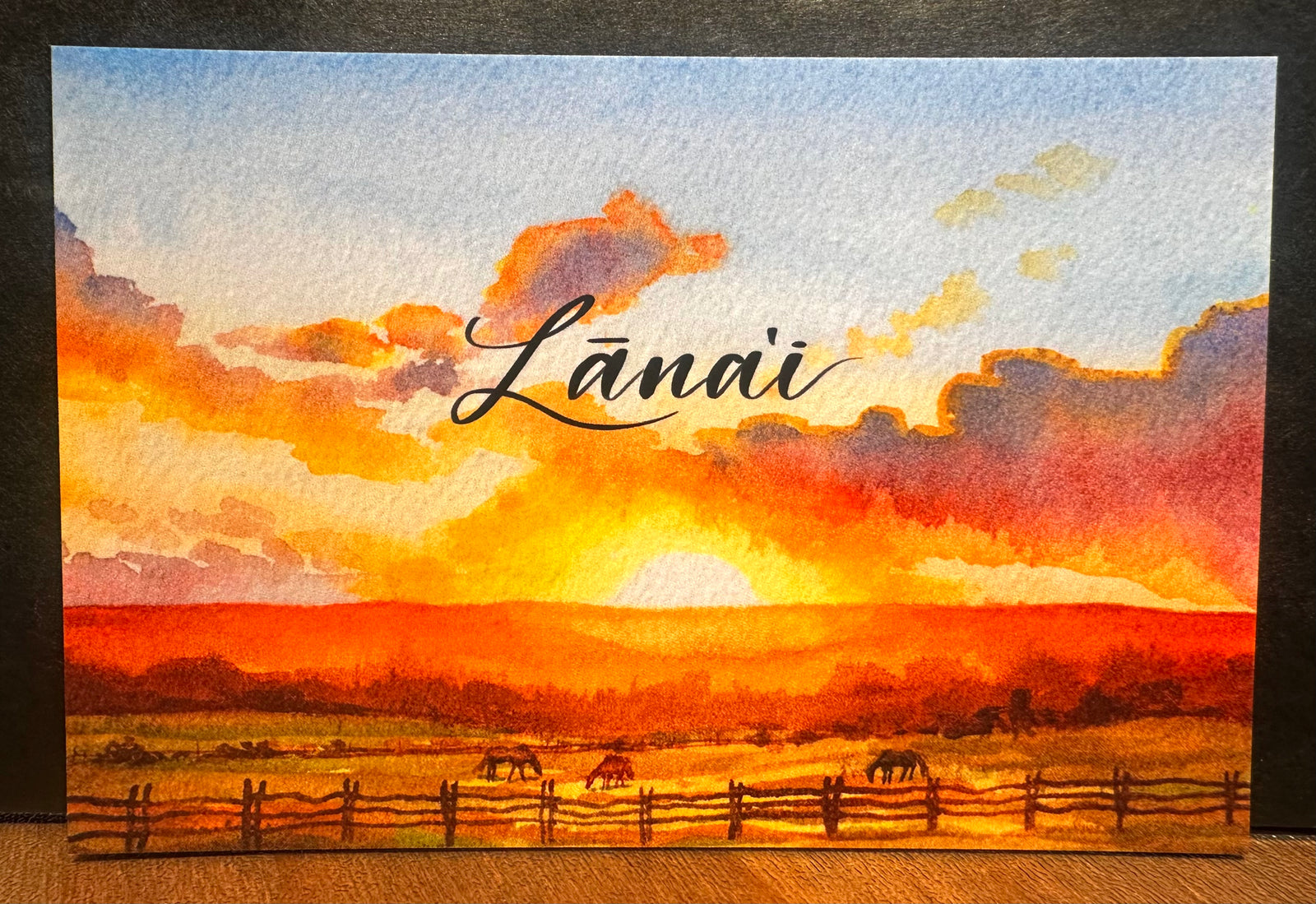 Poshiki: Lana'i Stables Postcard