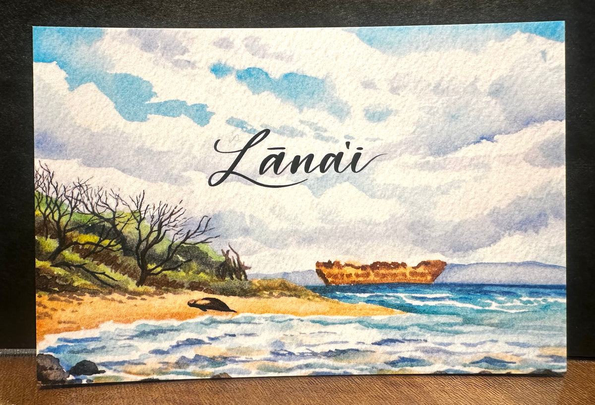 Poshiki: Lana'i Shipwreck Postcard