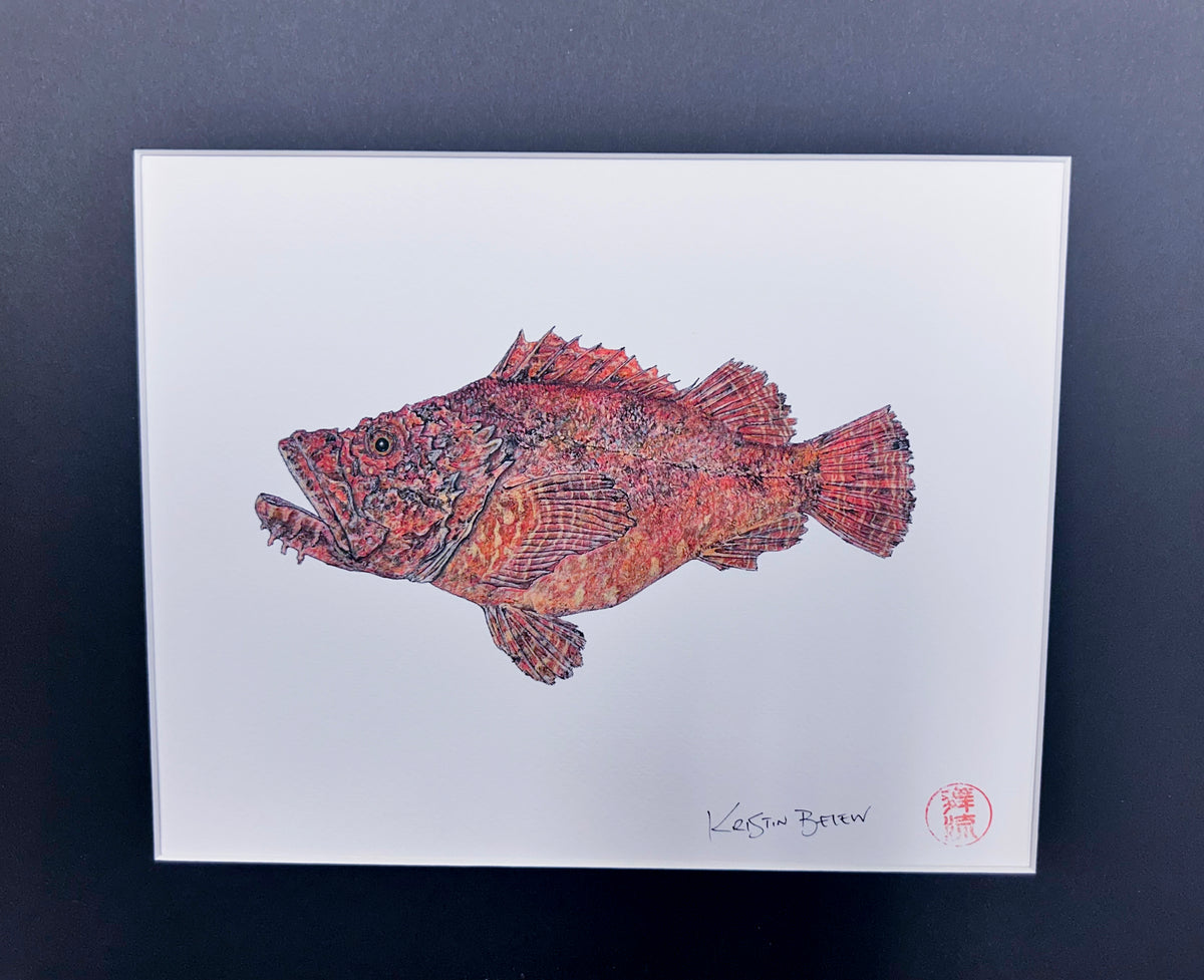 Ready-to-Frame Prints: Kristin Belew "Joemarʻs Nohu" 11x14