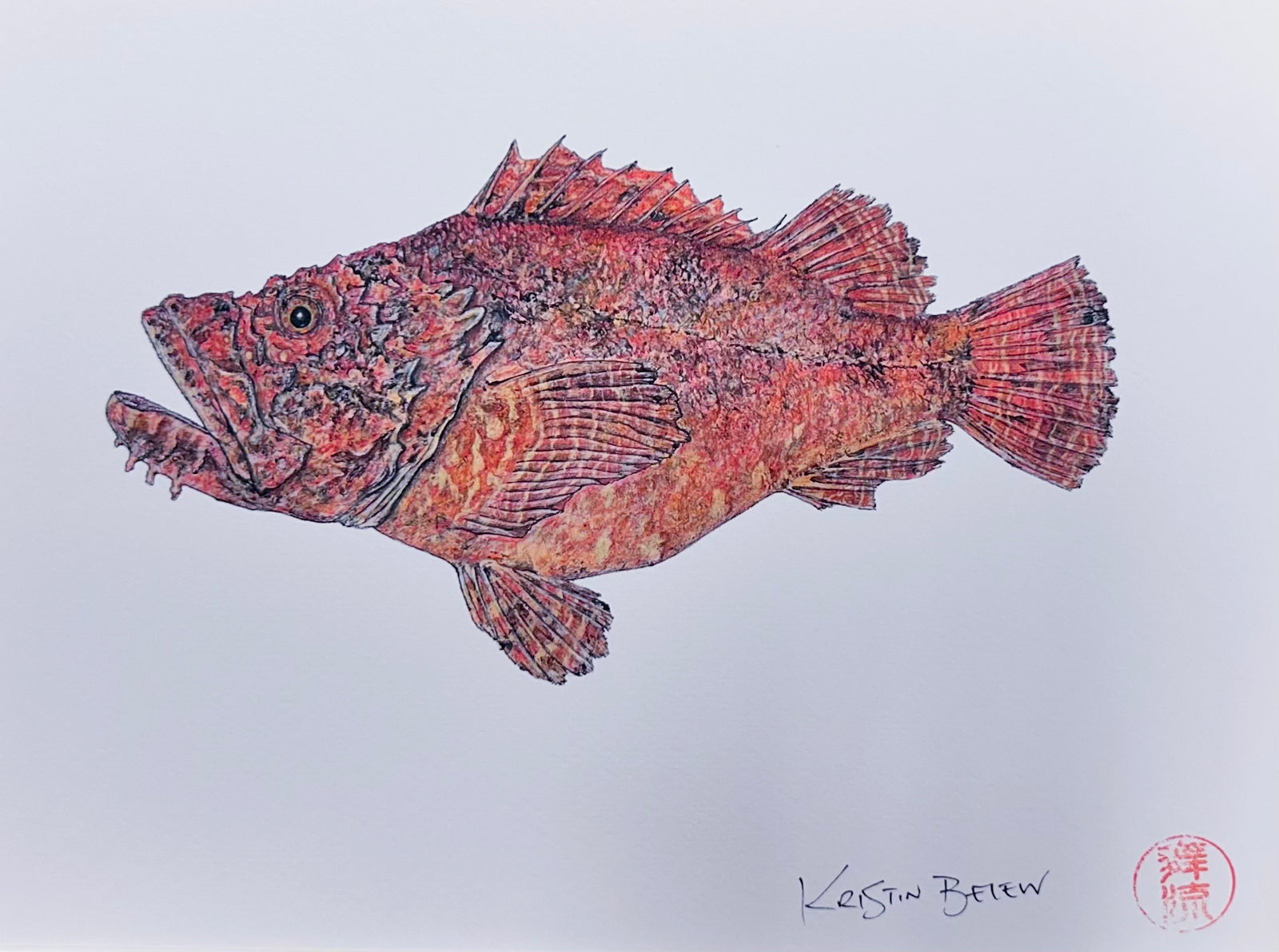 Ready-to-Frame Prints: Kristin Belew "Joemarʻs Nohu" 11x14