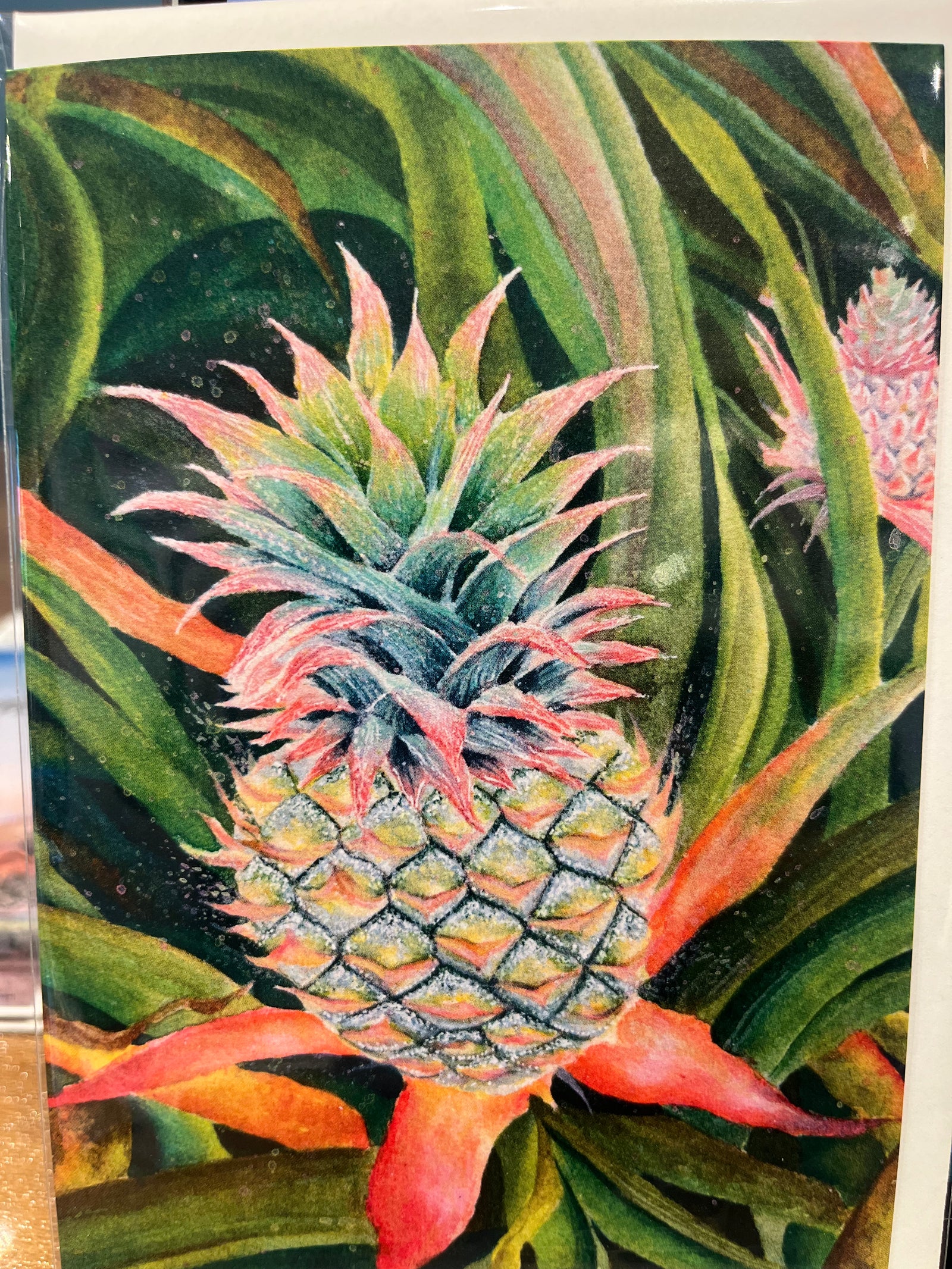 Poshiki: Haleiwa Pineapple Greeting Card