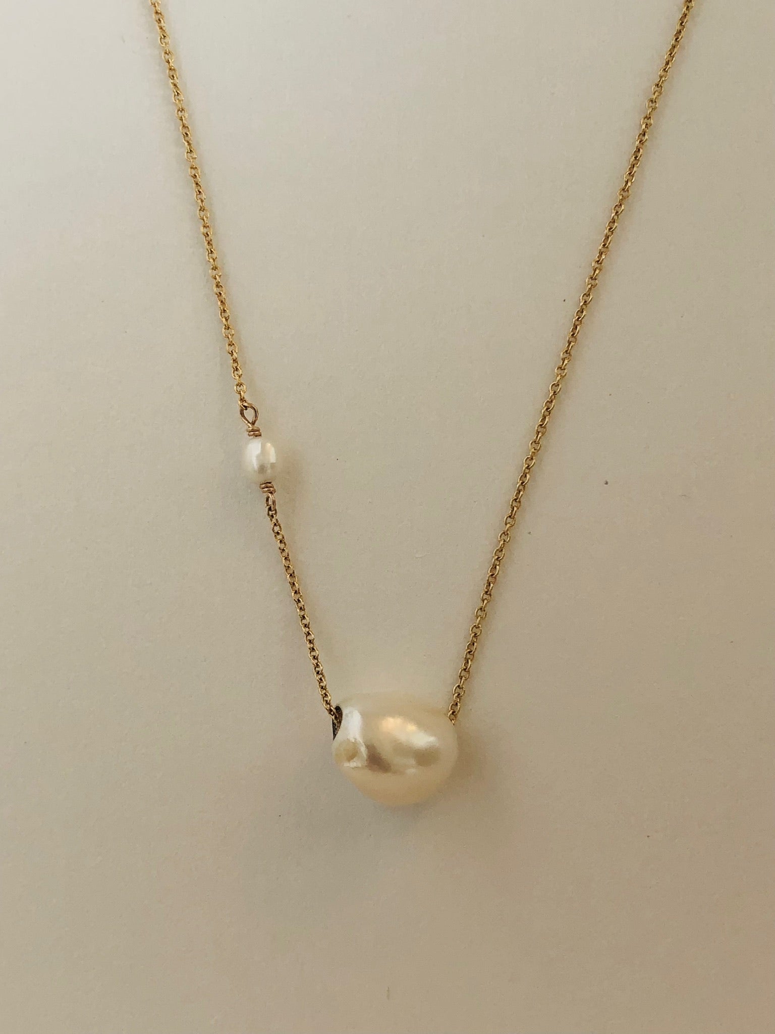 SOHOM Jewelry: Gold Filled ʻElua Momi Necklace