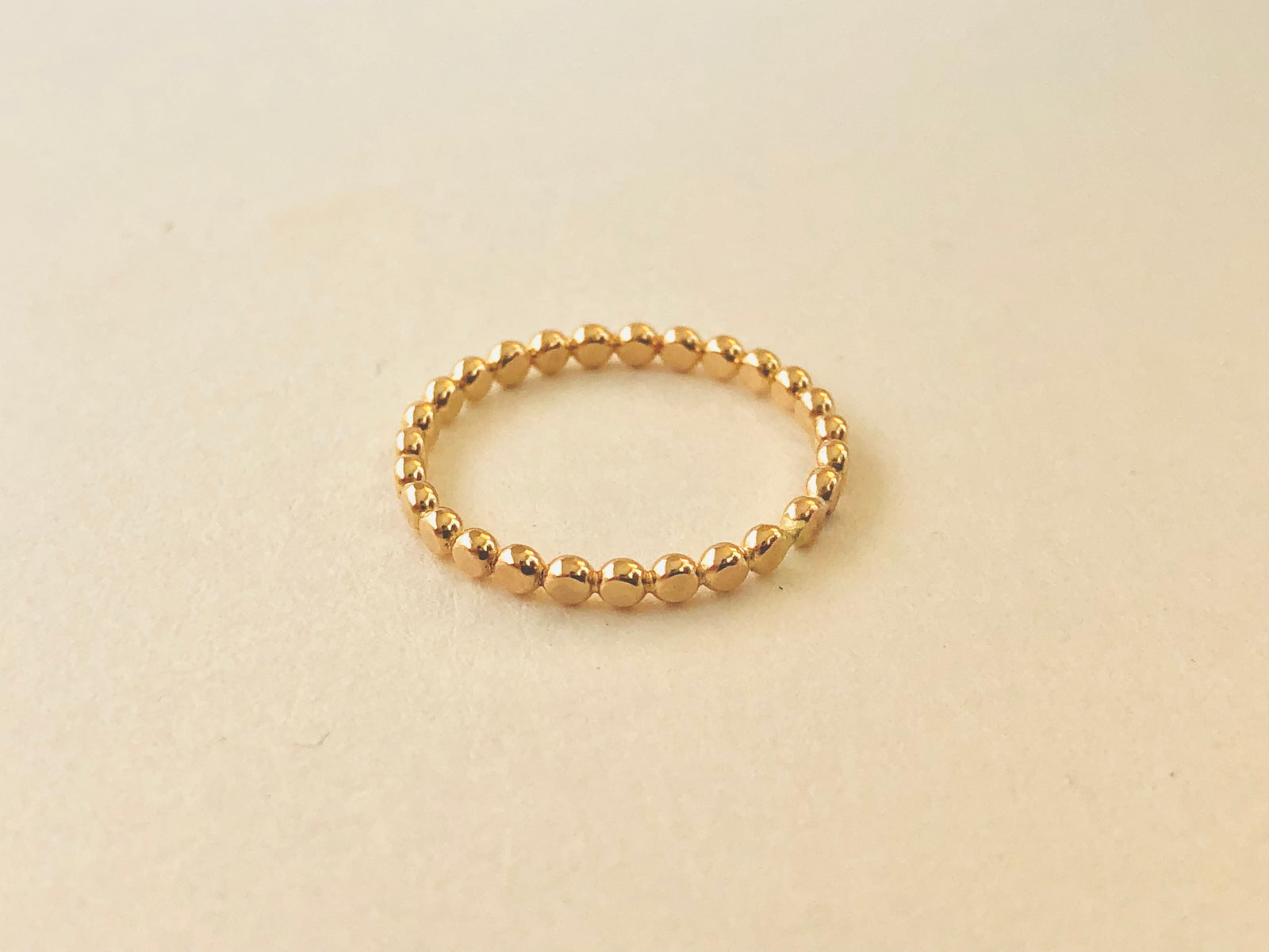 SOHOM Jewelry: Gold Filled Poepoe Ring