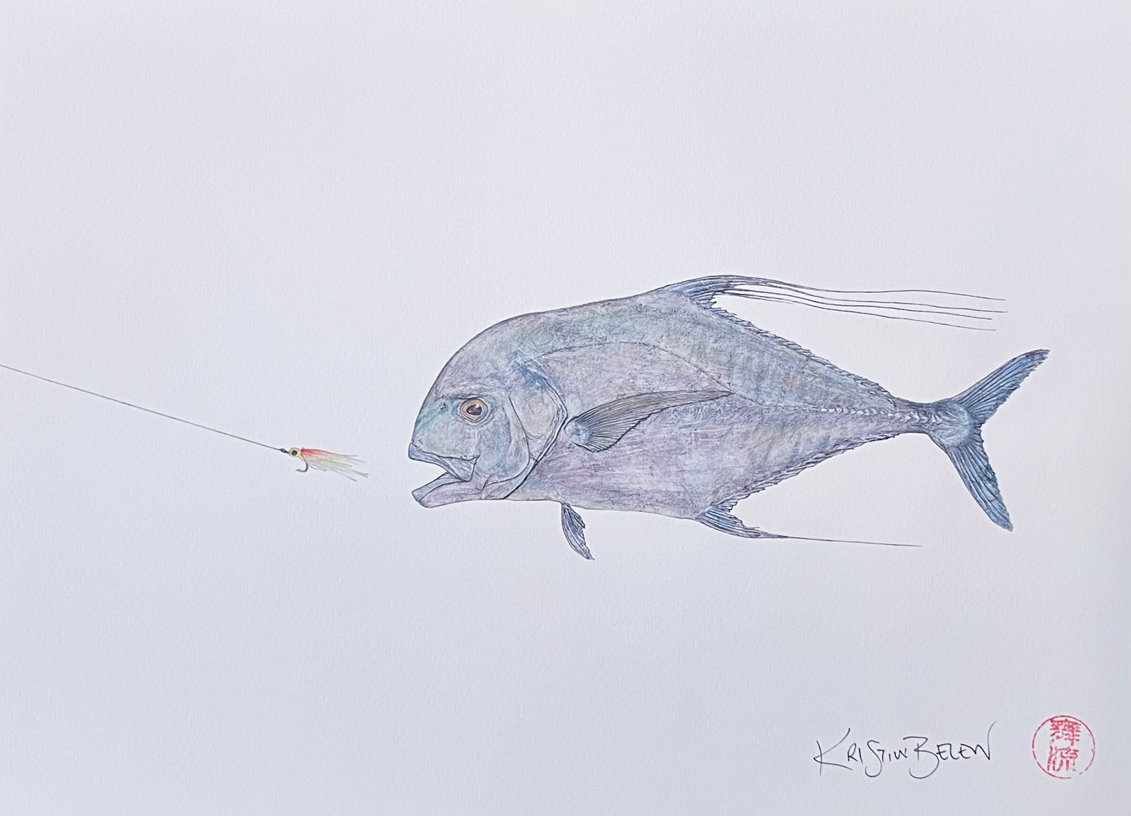 Ready-to-Frame Prints: Kristin Belew "VJʻs Kagami" 16x20