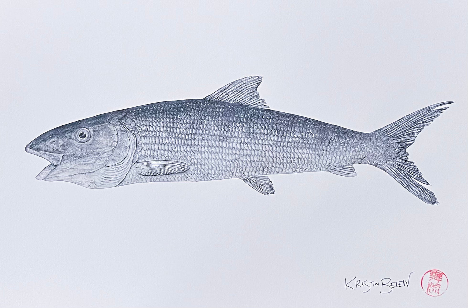 Ready-to-Frame Prints: Kristin Belew "Treyʻs Oio" 16x20