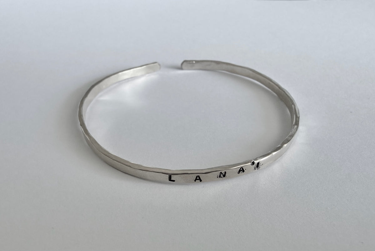 SOHOM Jewelry:  Sterling Silver "Lanai" Bangle