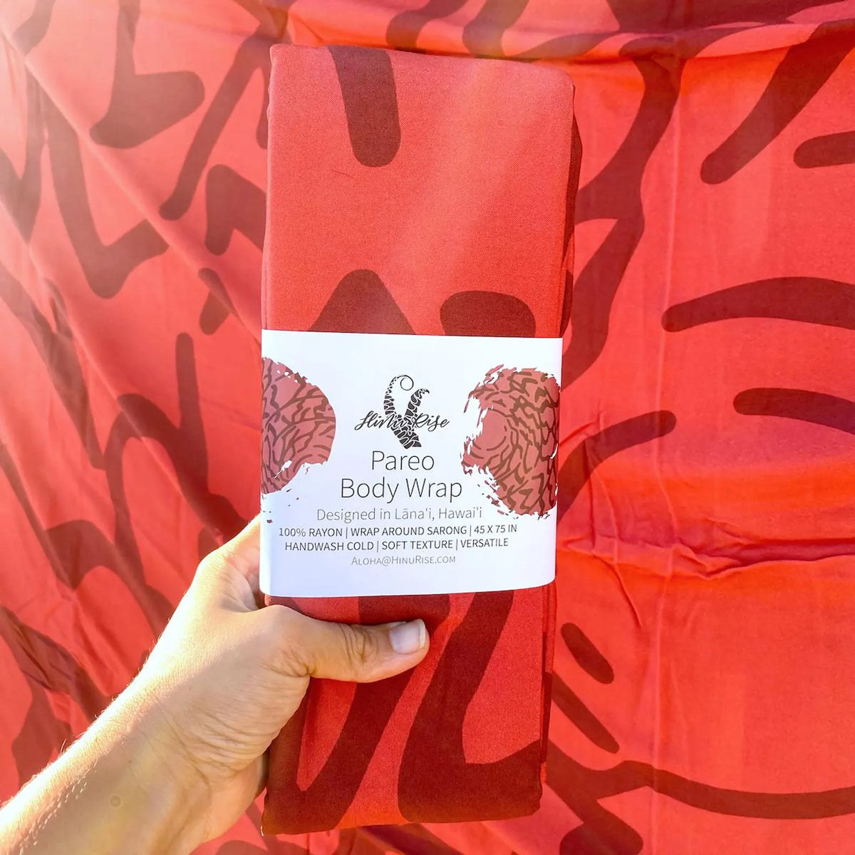 Hinu Rise: Leopard Cone Puka Shell Pareo (Body Wrap)