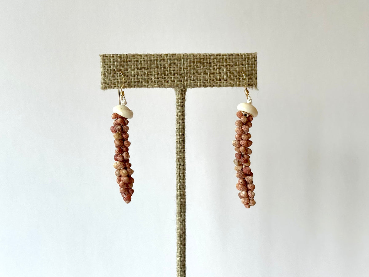 Mario Cervantes: Kahelelani &amp; Puka Shell Earrings