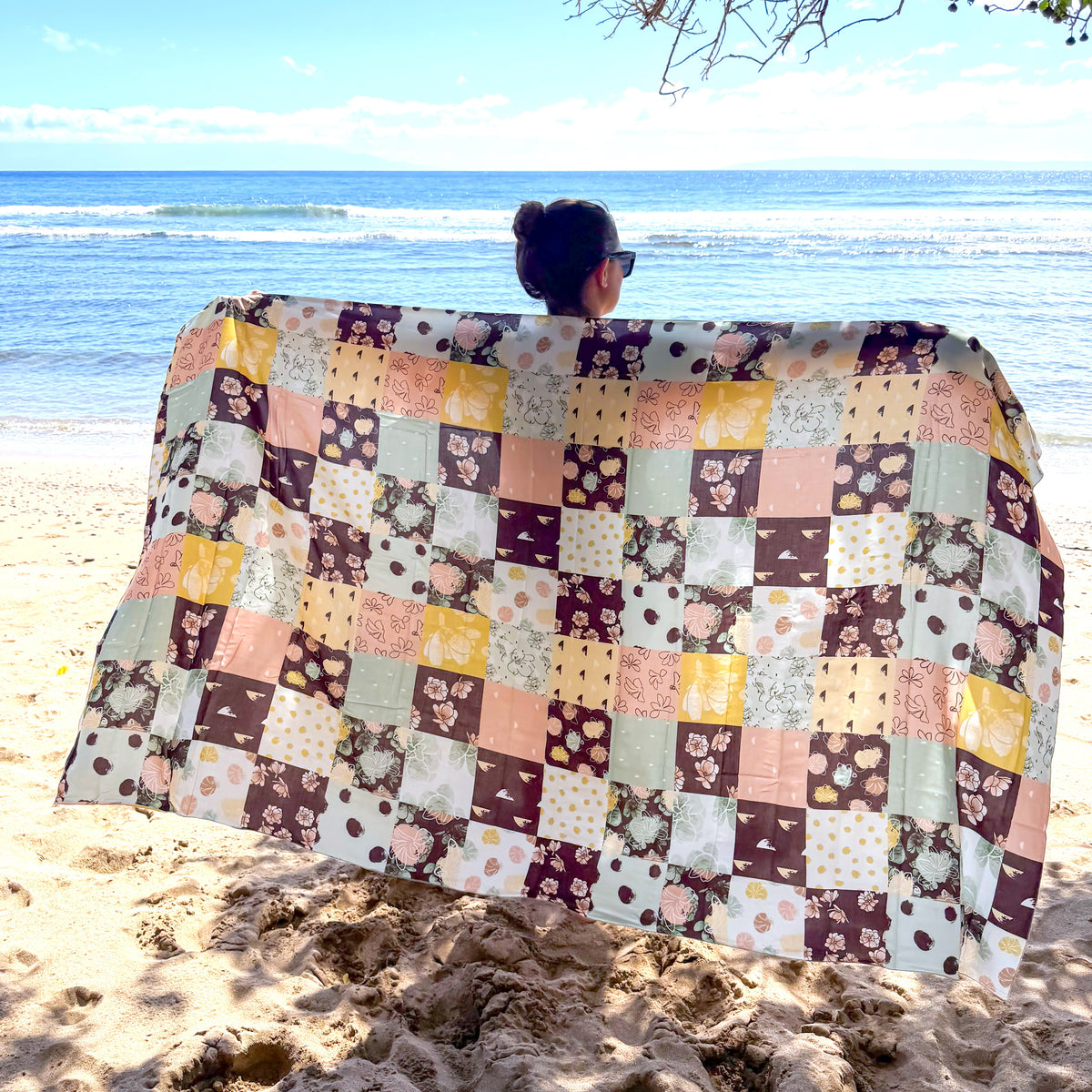 Hinu Rise: Naupaka Quilt Pareo (Body Wrap)